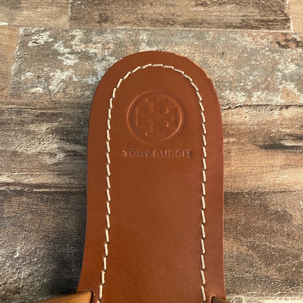 Tory Burch Brown Leather Sandals - Picture 3 of 8